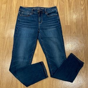 AE next level stretch skinny jean size 12 long